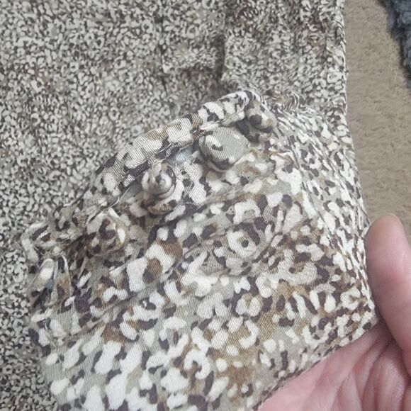 Zara Button Front Animal Print Mini Dress. Size S. - Picture 5 of 11